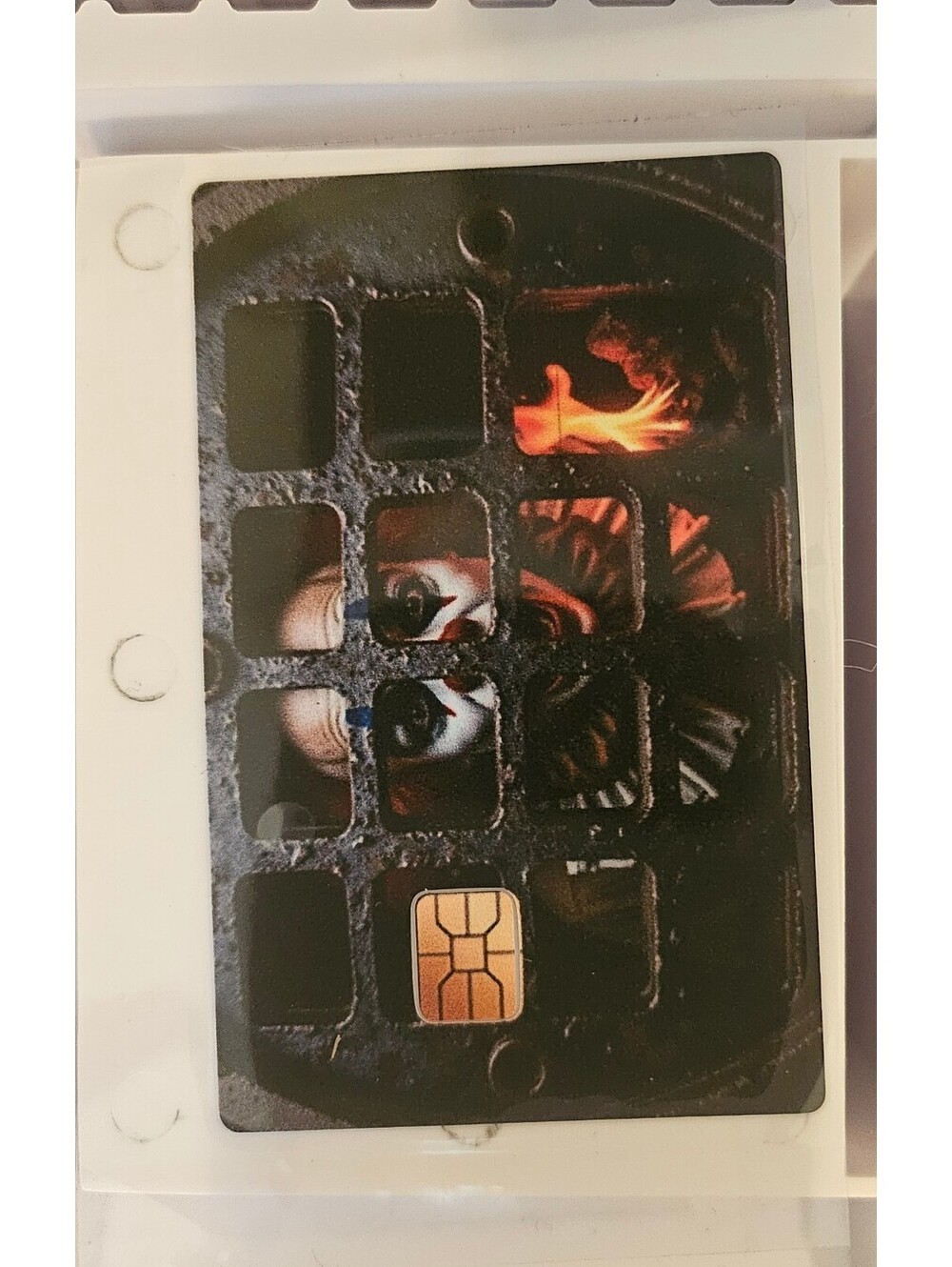 Pennywise IT halloween - with chip Credit/Debit Card Skin Sticker NEW